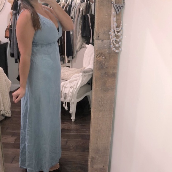 Holding Horses size 2 malpais chambray maxi dress - Picture 2 of 6